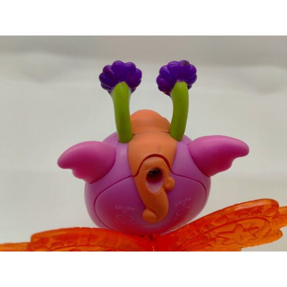 Littlest Pet Shop LPS 2728 Purple Flower Orange Light Up Fairy - Glows - Picture 9 of 9